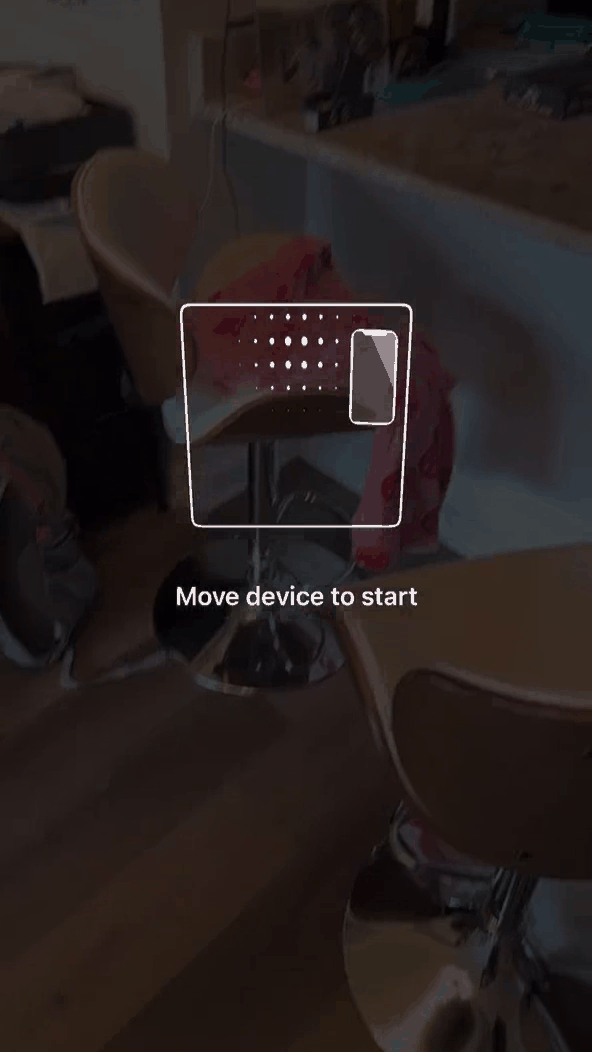 Hylios real-time AR room scanning
